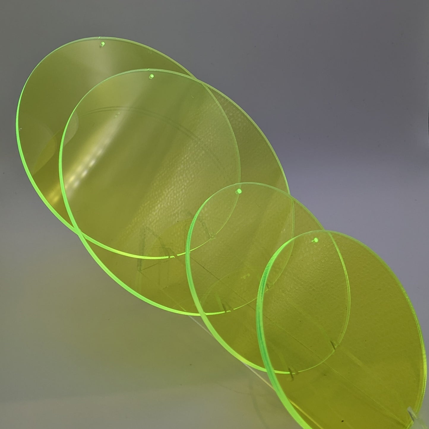 Sonnenfänger Kreise – Set 2 groß + 2 klein (12 cm / 8 cm)